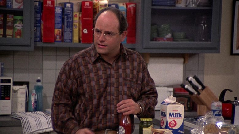 Heinz Ketchup and Iris Cola Can in Seinfeld Season 2 Episode 12 The Busboy