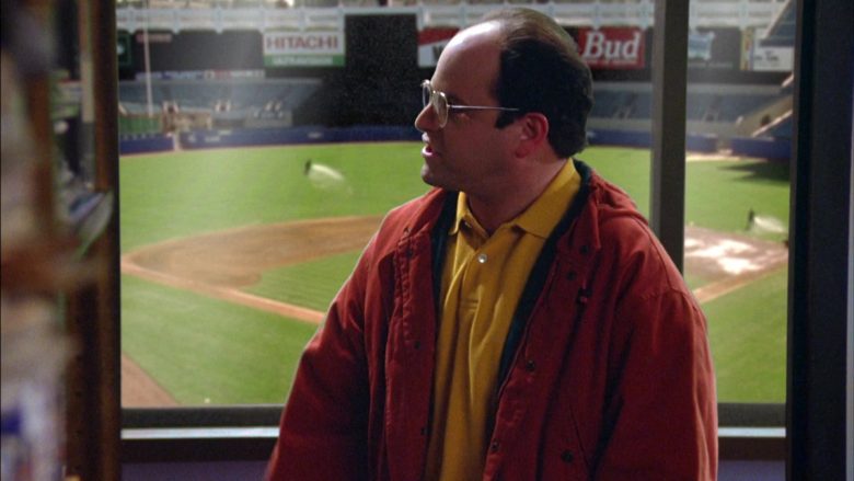 Hitachi and Budweiser in Seinfeld Season 5 Episode 22 The Opposite
