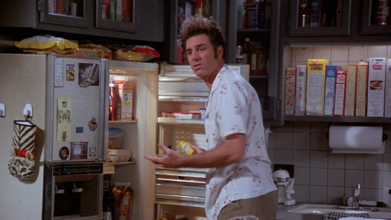 Horizon Milk, Post Honeycomb and Grape-Nuts Cereals in Seinfeld Season 7 Episode 13 The Seven