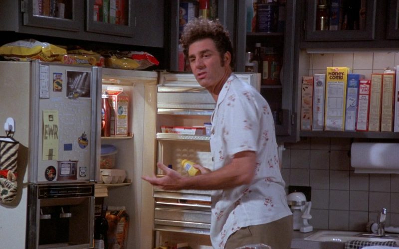 Horizon Milk, Post Honeycomb and Grape-Nuts Cereals in Seinfeld Season 7 Episode 13 The Seven