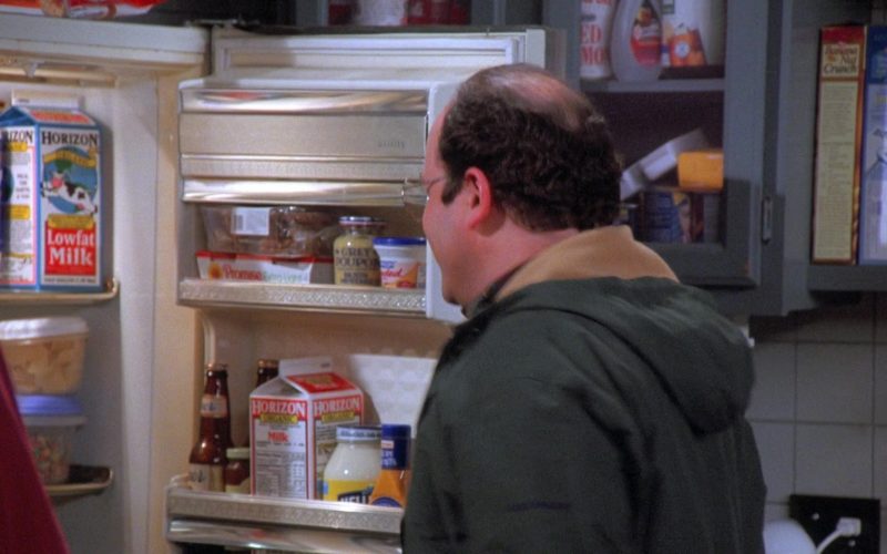 Horizon Organic Milk and Schweppes in Seinfeld Season 7 Episode 18 The Friars Club