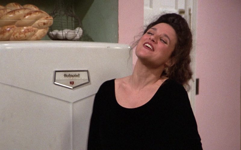 Hotpoint Refrigerator Used by Julia Louis-Dreyfus as Elaine Benes in Seinfeld Season 6 Episode 14-15 "The Highlights of 100" (1995)