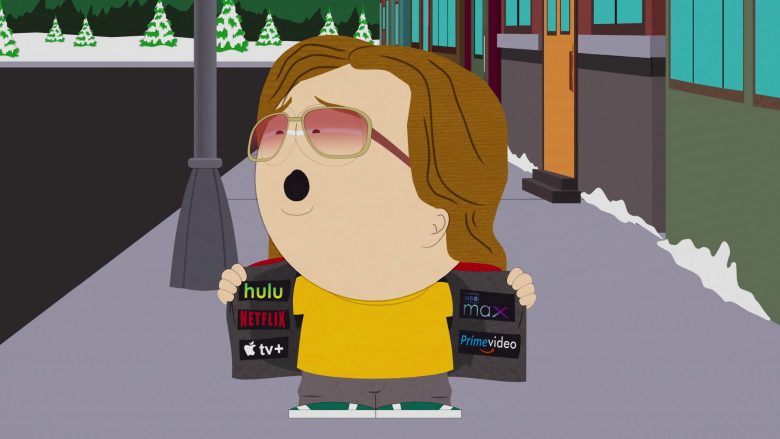 Hulu, Netflix, Apple TV+, HBO Max, Amazon Prime Video in South Park Season 23 Episode 9 (1)