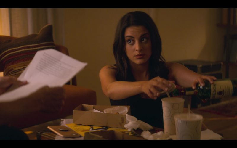 Jameson Whiskey Bottle Held by Carmela Zumbado as Delilah Alves in YOU Season 2 Episode 7 Ex-istential Crisis