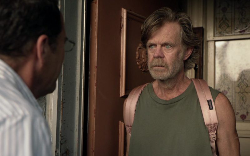 JanSport Pink Backpack Used by William H. Macy as Frank Gallagher in Shameless Season 10 Episode 5 Sparky