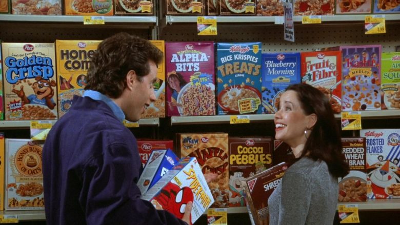 Kellogg’s and Post Breakfast Cereals in Seinfeld Season 7 Episode 24 The Invitations