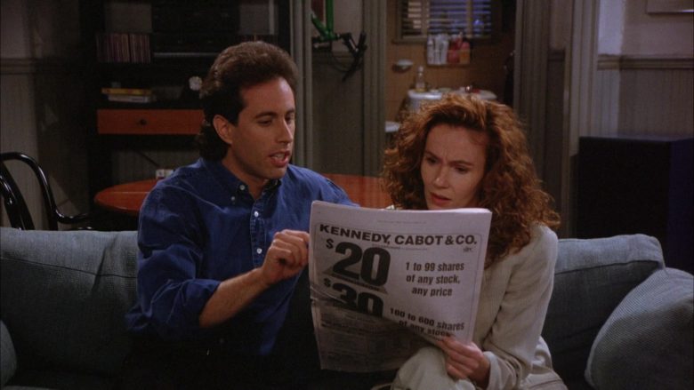 Kennedy, Cabot & Co. Newspaper Advertising in Seinfeld Season 6 Episode 2 The Big Salad (1)