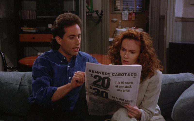 Kennedy, Cabot & Co. Newspaper Advertising in Seinfeld Season 6 Episode 2 The Big Salad (1)