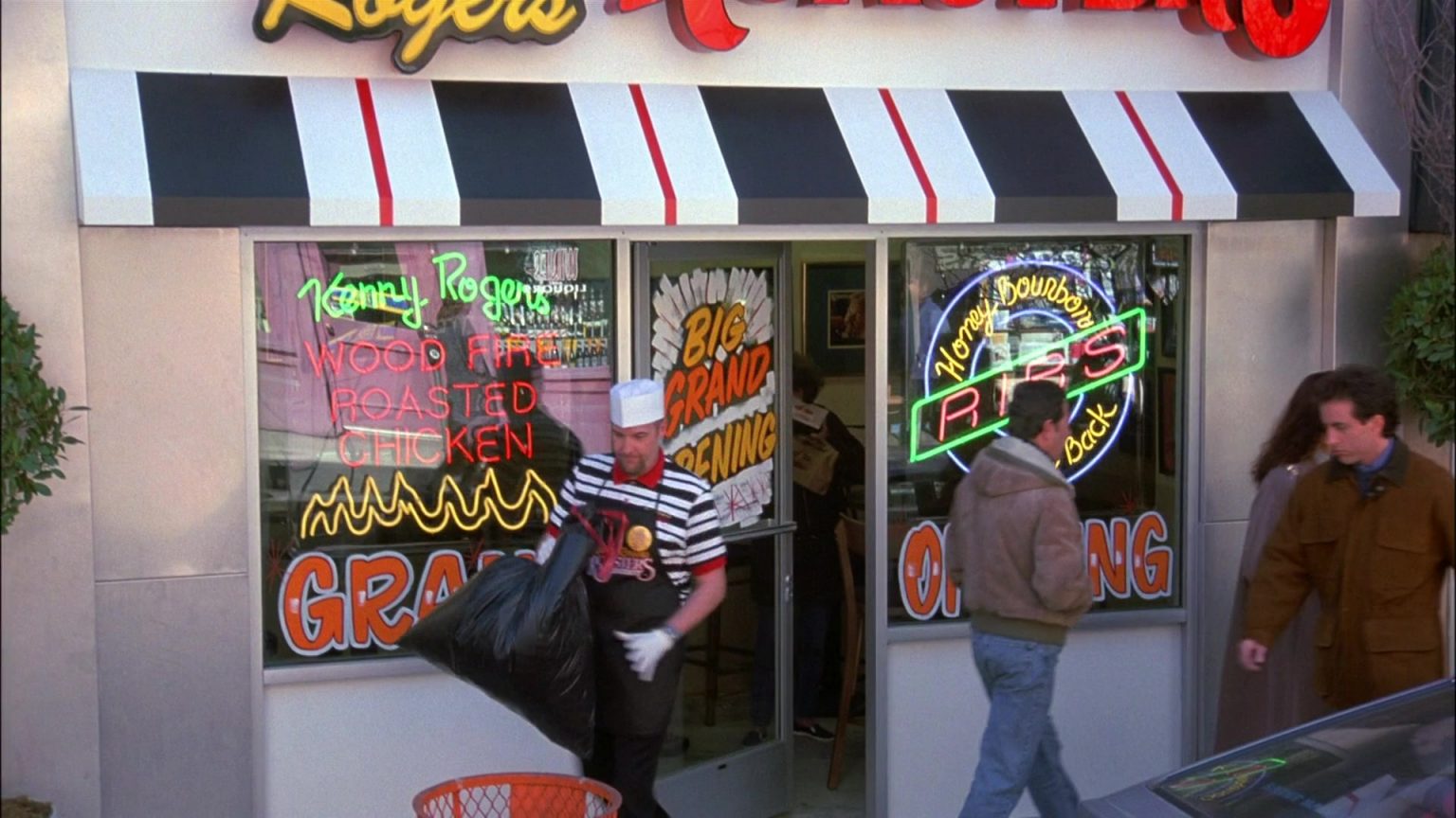 Kenny Rogers Roasters Restaurant In Seinfeld Season 8 Episode 8 "The Chicken Roaster" (1996)