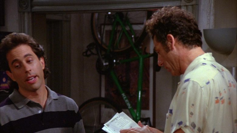 Klein Green Bicycle in Seinfeld Season 6 Episode 3 The Pledge Drive (2)