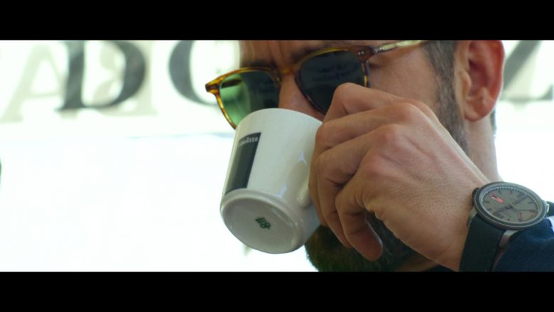 Lavazza Coffee Enjoyed by Ryan Reynolds and Chopard Watch in 6 Underground (2019)