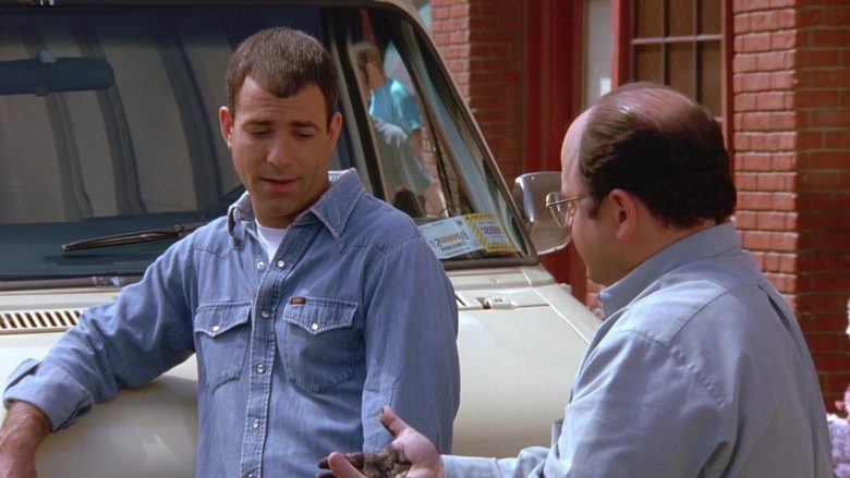 Lee Denim Shirt For Men in Seinfeld Season 9 Episode 20 The Puerto Rican Day (3)