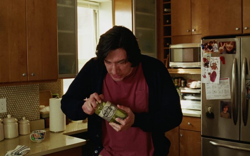 McClure's Pickles Held by Adam Driver in Marriage Story (2019)