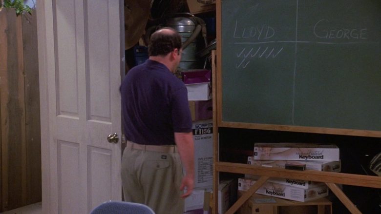 Microsoft Keyboards in Seinfeld Season 9 Episode 3 The Serenity Now (1)