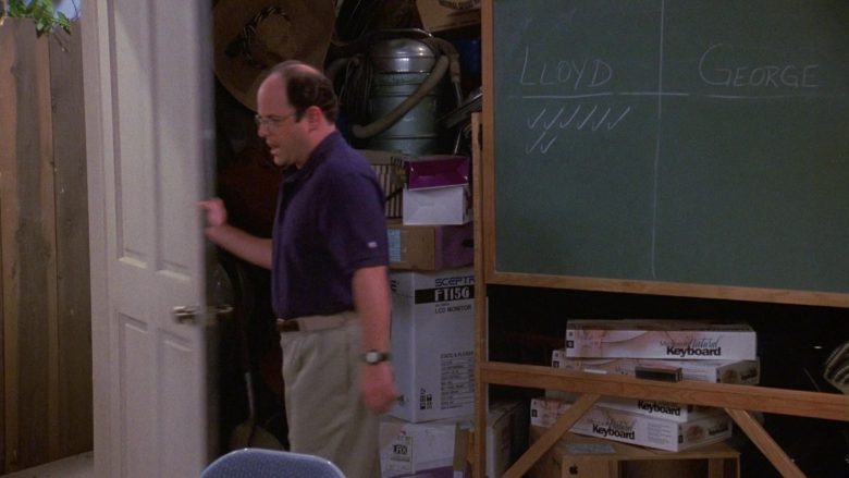 Microsoft Keyboards in Seinfeld Season 9 Episode 3 The Serenity Now (2)