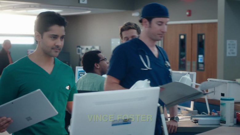 Microsoft Surface Tablet Used by Manish Dayal as Devon Pravesh in The Resident Season 3 Episode 10 Whistleblower