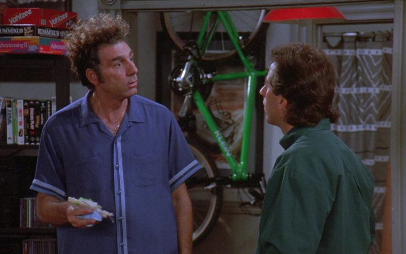 Milton Bradley Yahtzee Game and Klein Bicycle in Seinfeld Season 7 Episode 8 The Pool Guy (1)