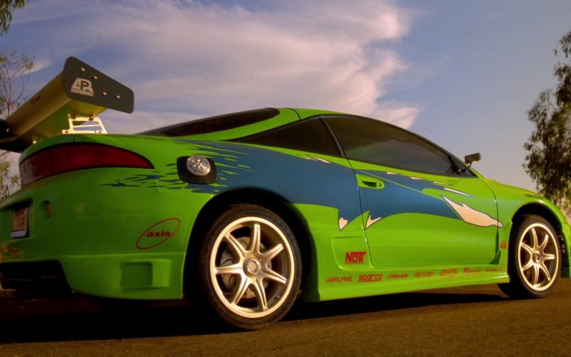 Mitsubishi Eclipse 2G Green Car in The Fast and the Furious (3)