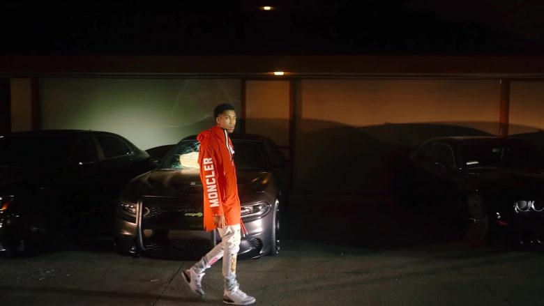 Moncler Orange Jacket Worn by NBA YoungBoy in Dirty lyanna (1)