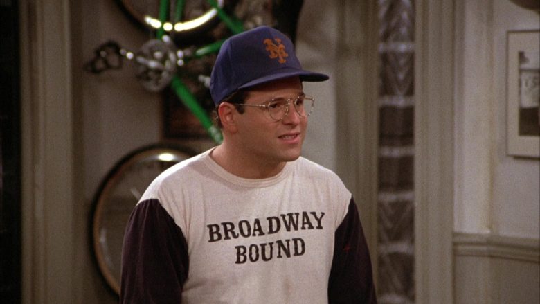 New York Mets Cap Worn by Jason Alexander as George Costanza in Seinfeld Season 3 Episode 11
