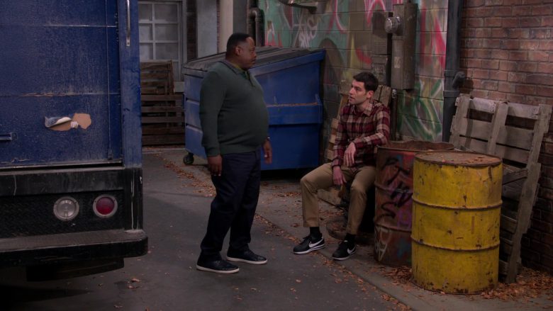 Nike Black Sneakers Worn by Max Greenfield as Dave in The Neighborhood Season 2 Episode 11 Welcome to the Scooter (3)