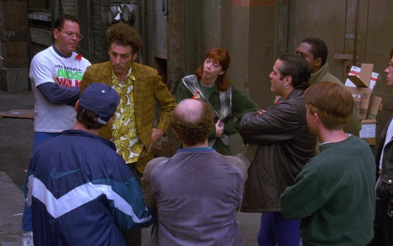 Nike Blue Jacket For Men in Seinfeld Season 7 Episode 9 The Sponge