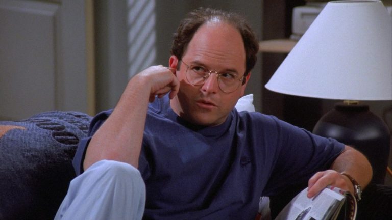 Nike Blue T-Shirt Worn By Jason Alexander As George Costanza In ...