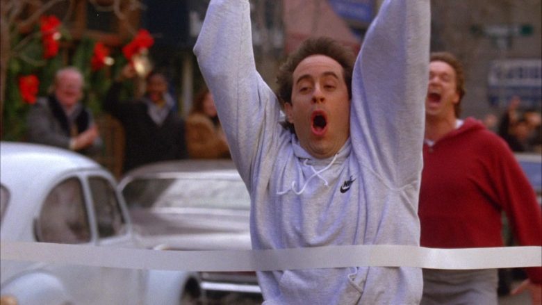 Nike Hoodie Worn by Jerry Seinfeld in Seinfeld Season 6 Episode 10 The Race (7)