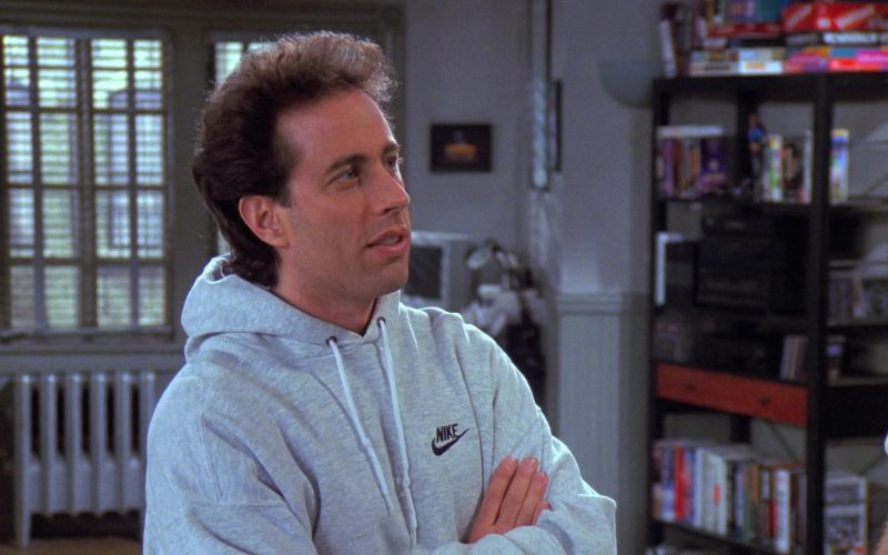 Nike Hoodie Worn by Jerry Seinfeld in Seinfeld Season 8 Episode 11 The Little Jerry (3)