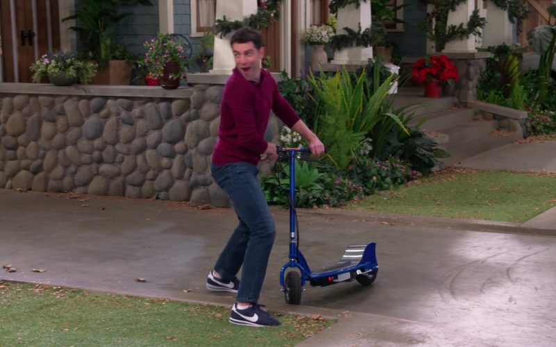 Nike Men's Blue Shoes Worn by Max Greenfield as Dave Johnson in The Neighborhood Season 2 Episode 11 Welcome to the Scooter (1)