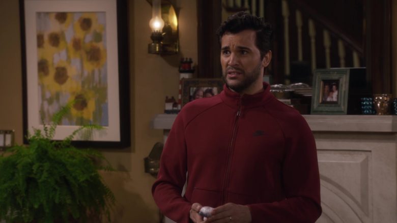 Nike Red Jacket and Pants Tracksuit Worn by Juan Pablo Di Pace as Fernando in Fuller House Season 5 Episode 4 (1)