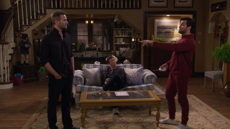 Nike Red Jacket and Pants Tracksuit Worn by Juan Pablo Di Pace as Fernando in Fuller House Season 5 Episode 4 (2)