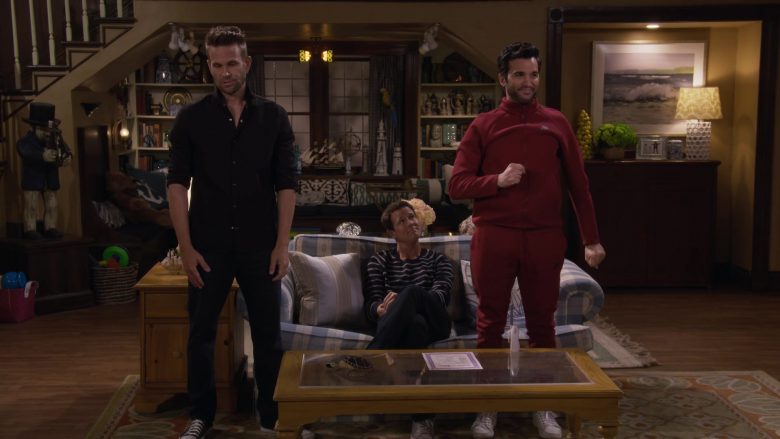 Nike Red Jacket and Pants Tracksuit Worn by Juan Pablo Di Pace as Fernando in Fuller House Season 5 Episode 4 (4)