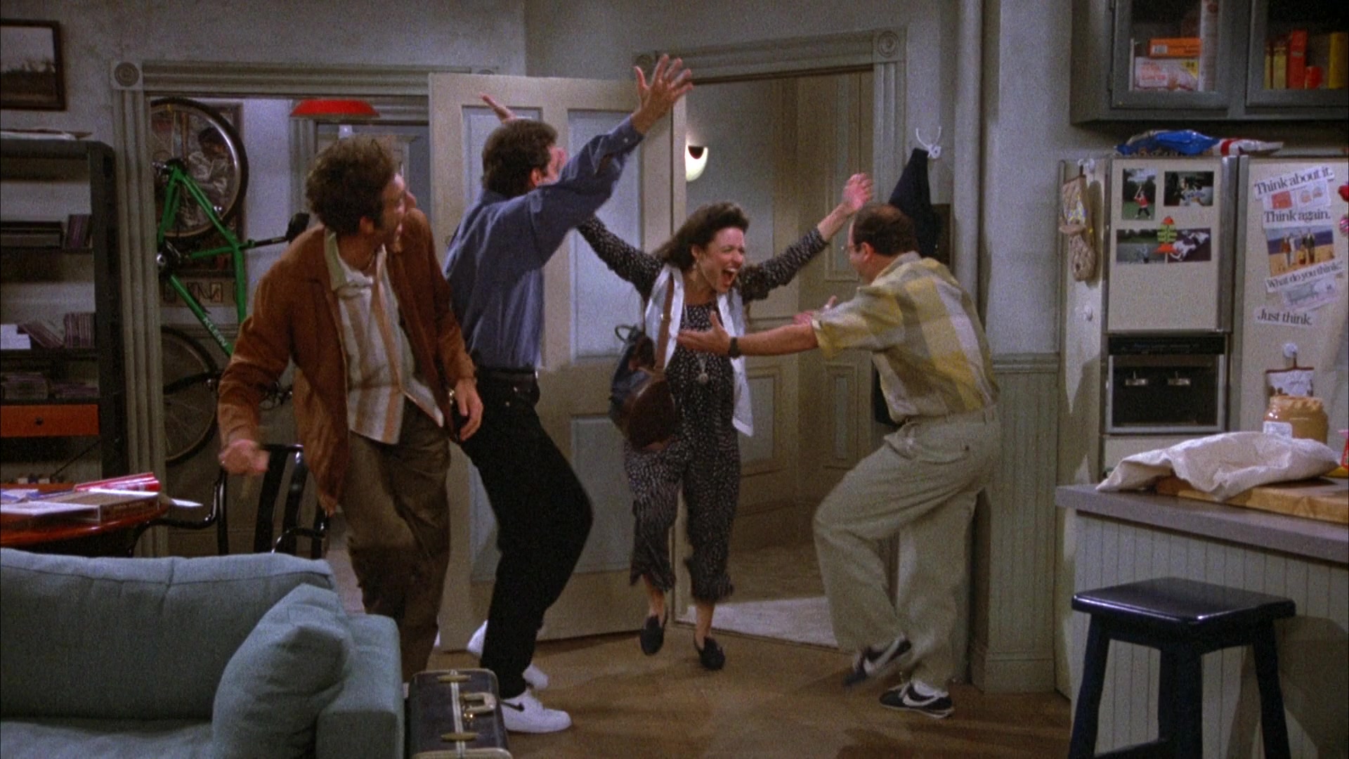 Seinfeld happy dance gif