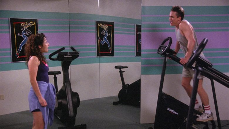 Nike Sneakers and StairMaster in Seinfeld Season 6 Episode 19 The Jimmy (1)