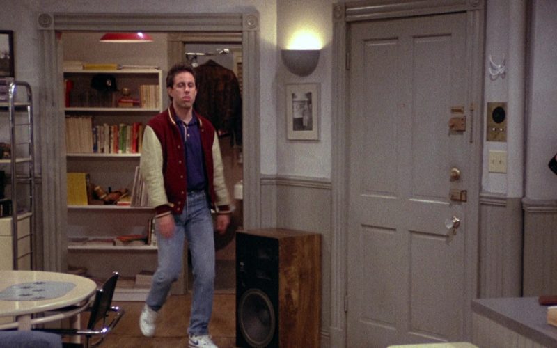 Nike Sneakers with Blue Logo Worn by Jerry Seinfeld in Seinfeld Season 2 Episode 3