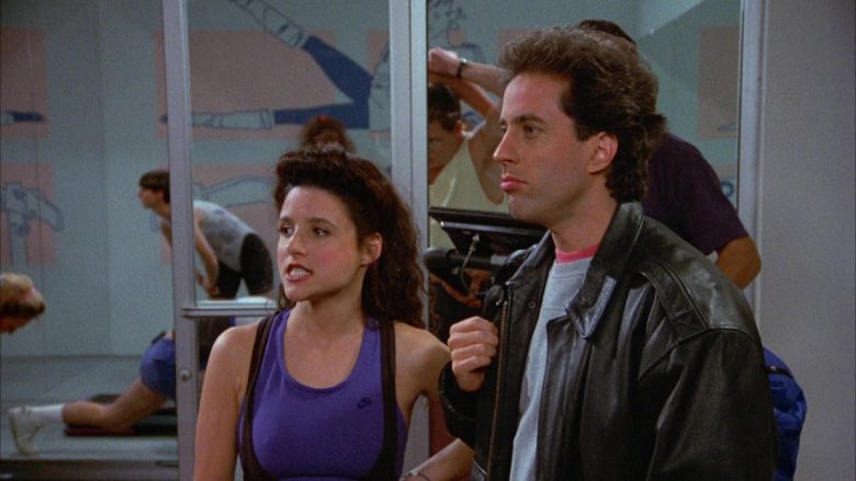 Nike Tee Worn by Julia Louis-Dreyfus as Elaine Benes in Seinfeld Season 4 Episode 19 (5)