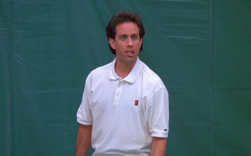 Nike White Shirt For Men Worn by Jerry in Seinfeld Season 8 Episode 13 The Comeback (3)
