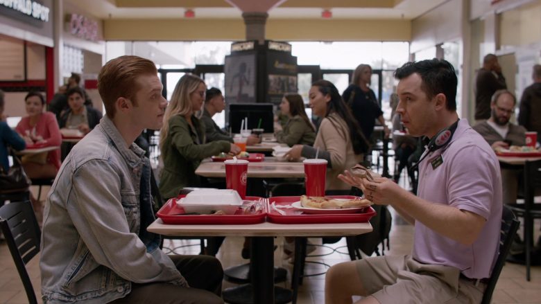Panda Express Restaurant Food and Drinks Enjoyed by Cameron Monaghan as Ian Gallagher & (1)