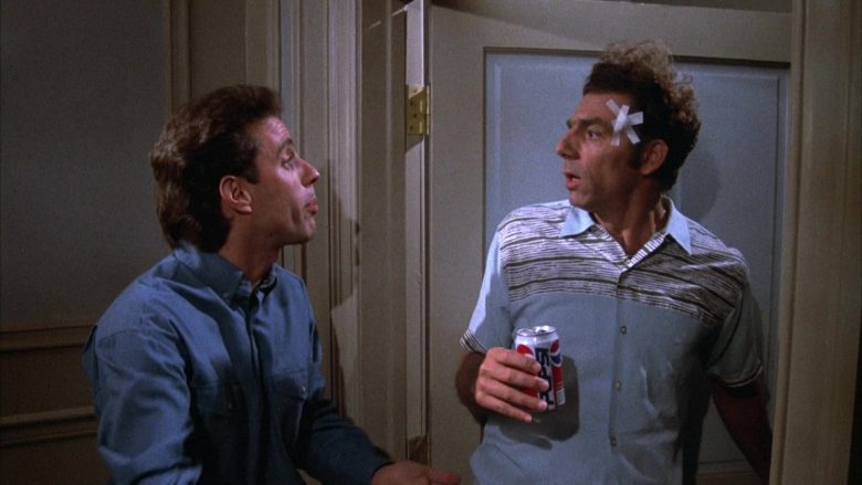 Pepsi Cola Enjoyed by Michael Richards as Cosmo Kramer in Seinfeld Season 4 Episode 5 (11)