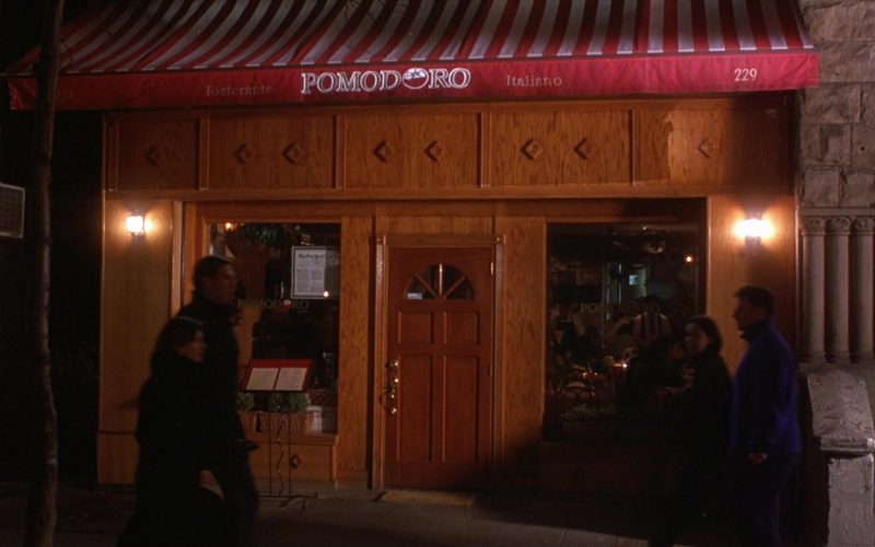Pomodoro Rosso Italian Restaurant in Seinfeld Season 8 Episode 15 The Susie