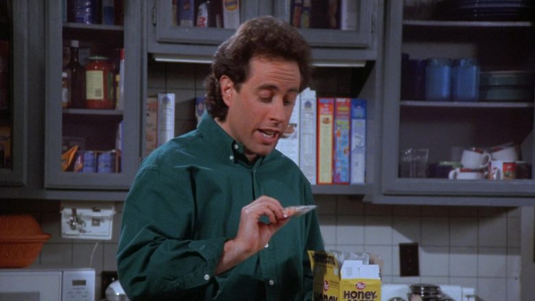 Post Honeycomb Cereal Enjoyed by Jerry in Seinfeld Season 7 Episode 17 The Doll