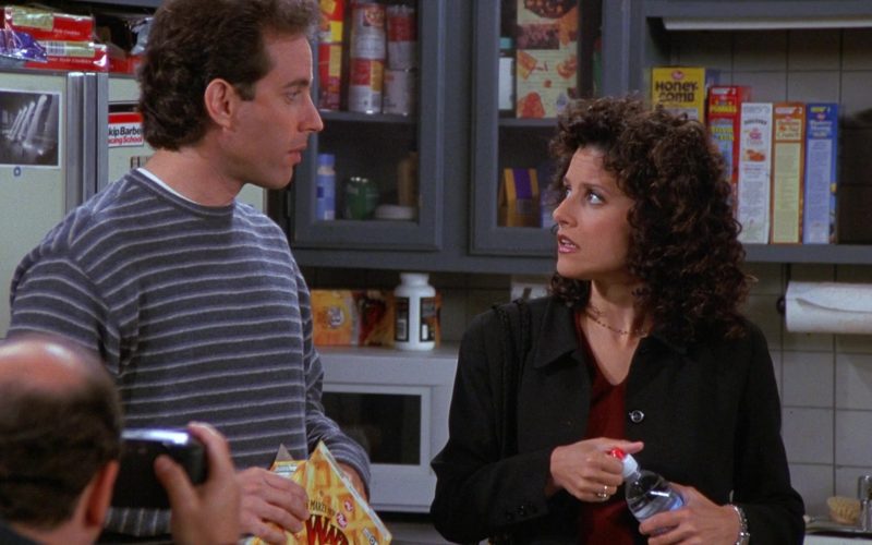 Post Waffle Crisp Cereal Enjoyed by Jerry Seinfeld in Seinfeld Season 8 Episode 5 The Package