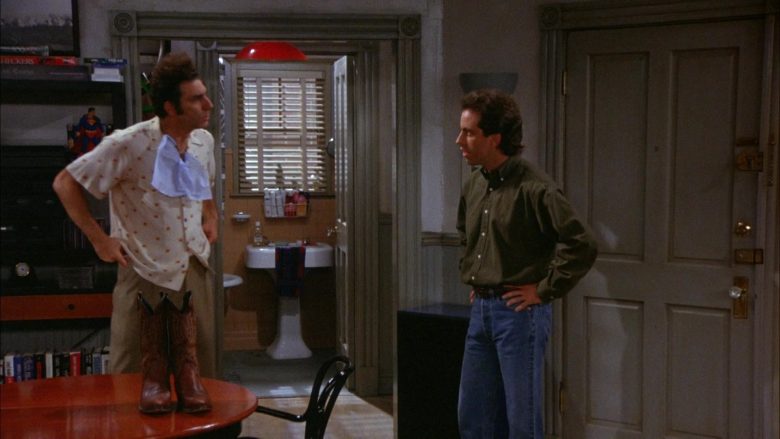 Ralph Lauren Green Long Sleeve Shirt Worn by Jerry Seinfeld in Seinfeld Season 6 Episode 8 The Mom & Pop Store (3)
