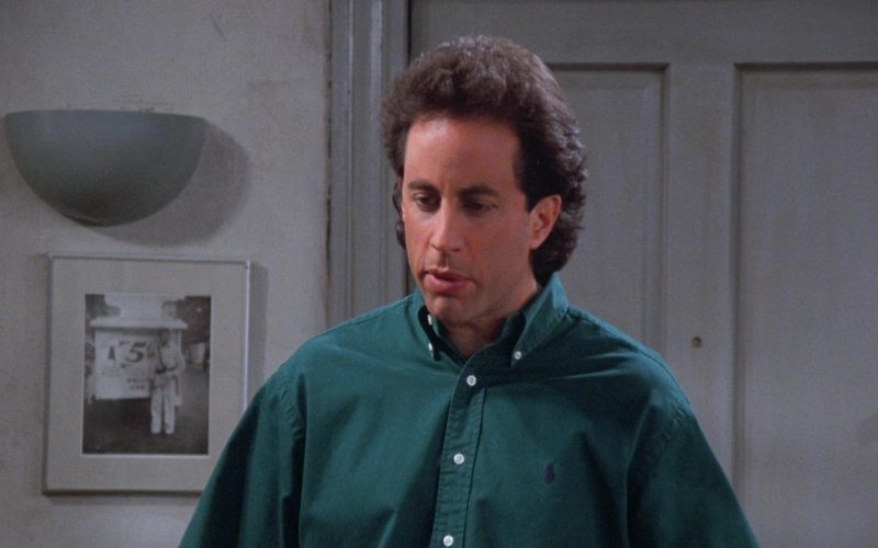 Ralph Lauren Green Shirt Worn by Jerry in Seinfeld Season 7 Episode 17 The Doll (1)