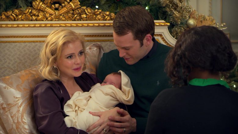 Ralph Lauren Green Sweater Worn by Ben Lamb in A Christmas Prince The Royal Baby (5)