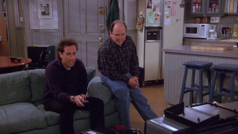 Ralph Lauren Plaid Shirt Worn by Jason Alexander as George Costanza in Seinfeld Season 9 Episode 5 The Junk Mail (3)