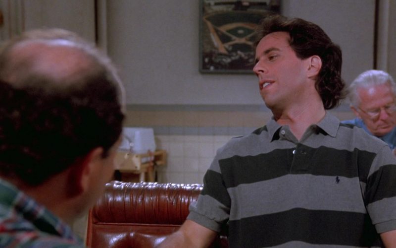 Ralph Lauren Striped Polo Shirt Worn by Jerry Seinfeld in Seinfeld Season 9 Episode 21 The Chronicle (1)