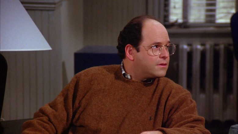 Ralph Lauren Sweater Worn by Jason Alexander as George Costanza in Seinfeld Season 6 Episode 10 The Race