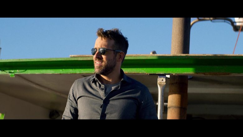 Randolph Sunglasses Worn by Ryan Reynolds in 6 Underground Movie (2)